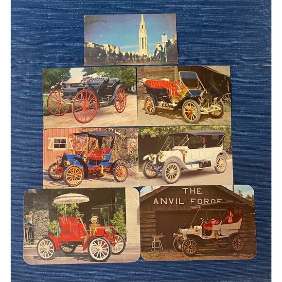 7 Vtg Pennzoil 76 Chevrolet Car Auto Dealer Postcard Post Card Advertising 23B - Picture 1 of 2